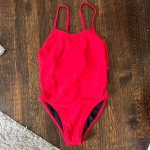 Red jolyn swim suit, worn few times!